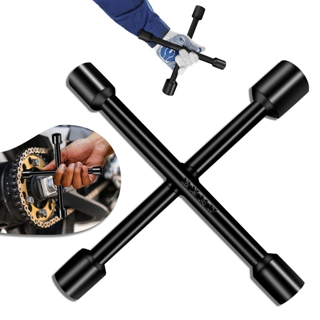 Chave De Roda Cruz Profissional Universal 12-13-14-17mm