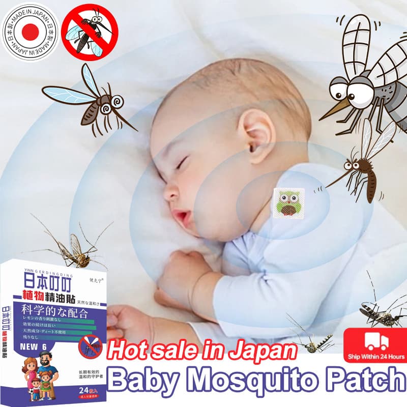 Remendo Natural Do Controle Mosquito Bebê Com Óleo Essencial Para O Eficiente Adequado Mulheres Grávidas 24 Pces E Bebês