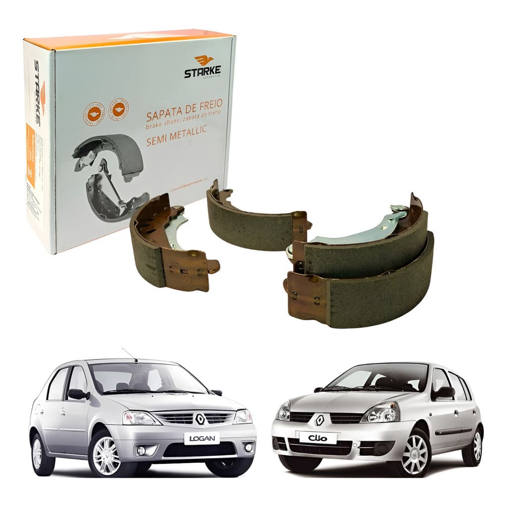 Sapata de Freio Clio Logan Sandero Original Starke