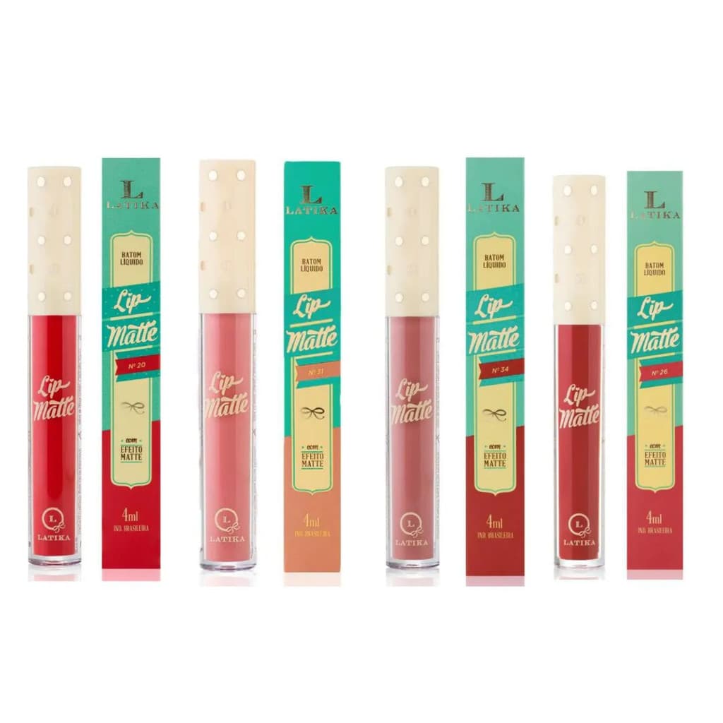 Batom Líquido Latika Lip Matte – Todas as Cores