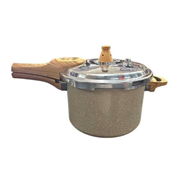 Panela Pressão 4,2 L Ceramic Life Pressure com indução Areia REF:4952/105 BRINOX