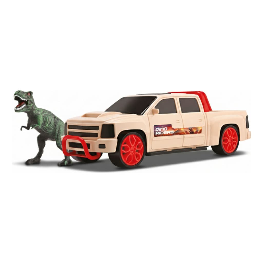 Carrinho Pick-up + Dinossauro Brinquedo Dinos Road Gava Toys