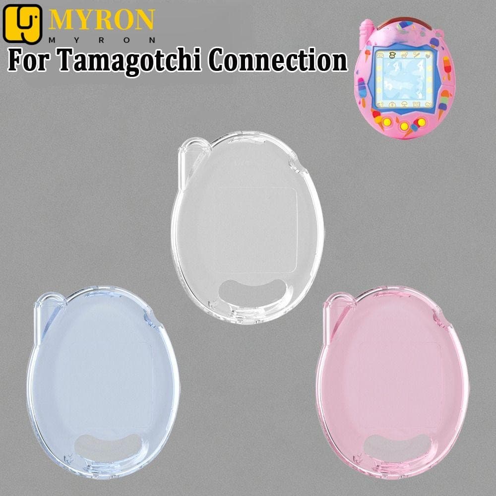 MYRON1 Capa Rígida Protetora , Antiarranhões À Prova De Poeira , Transparente Para Conexão Tamagotchi