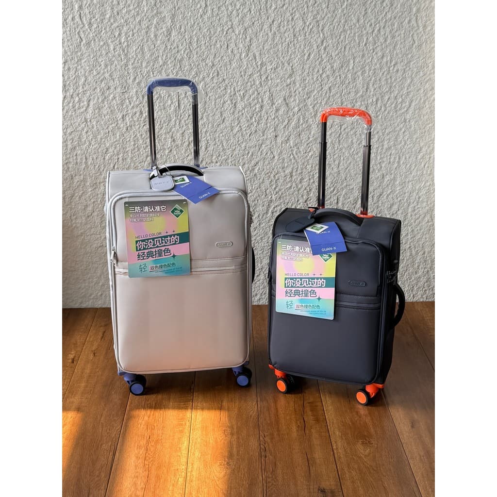 2026 novo estilo 67cm Ultra-leve silencioso Oxford pano trole caso 80cm mala grande capacidade 28 bagagem verificada