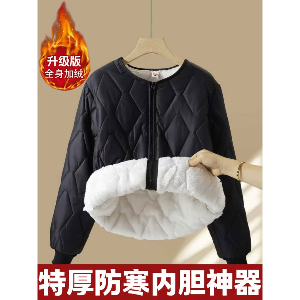 Forro Extra grosso à prova de frio, ferramenta útil, jaqueta acolchoada de algodão, masculina, acolchoada de lã, grossa,