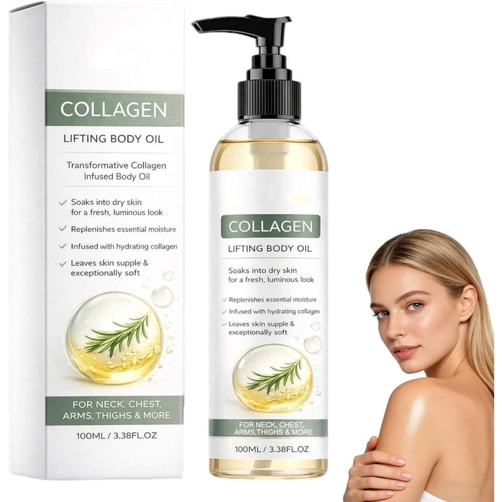Óleo de Colágeno Orelvique para Firmeza, Óleo Corporal Lifting de Colágeno Orelvique, Absorção Rápida, Não Oleoso, Retra