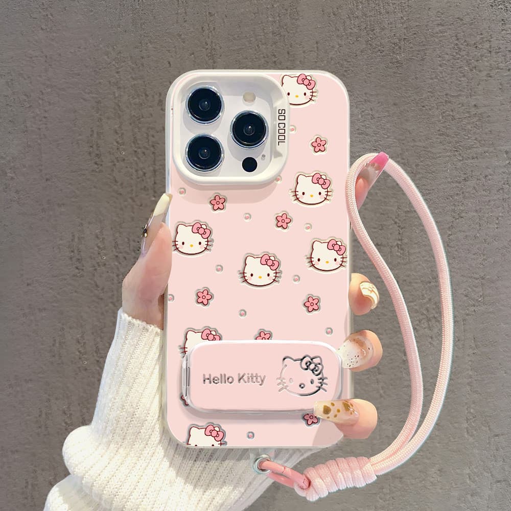 Capa Capinha Para iPhone 17 PRO PROMAX 16 11 12 13 14 15 xs XR Capinha de celular com gato rosa A02858