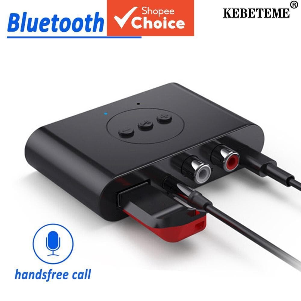 Receptor De Áudio Bluetooth 5.0 3.5 Mm RCA U-Disk Adaptador De Carro Sem Fio De Música Estéreo