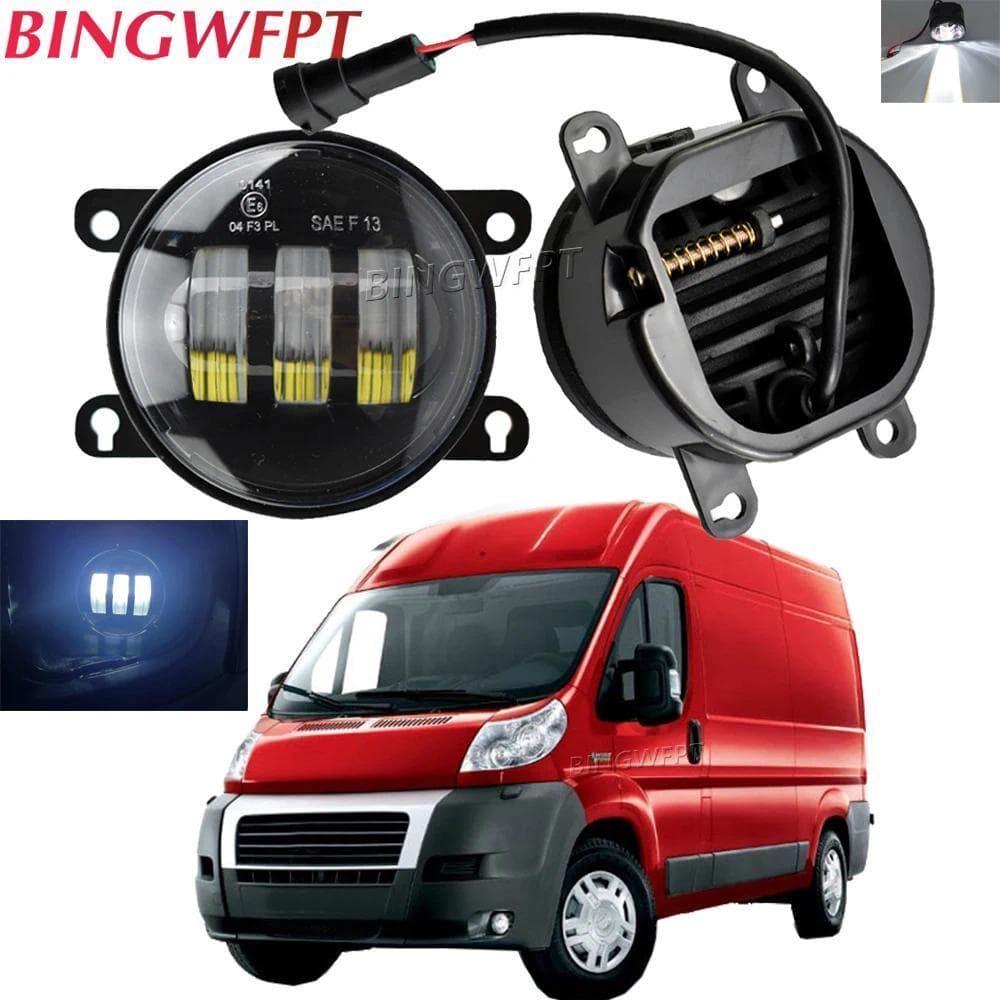 Luzes De Nevoeiro LED Luz Para Fiat Ducato 250/290 2014-2020 500 Doblo 152-263 Panda Punto Evo Sedici Tipo Argo Lâmpada
