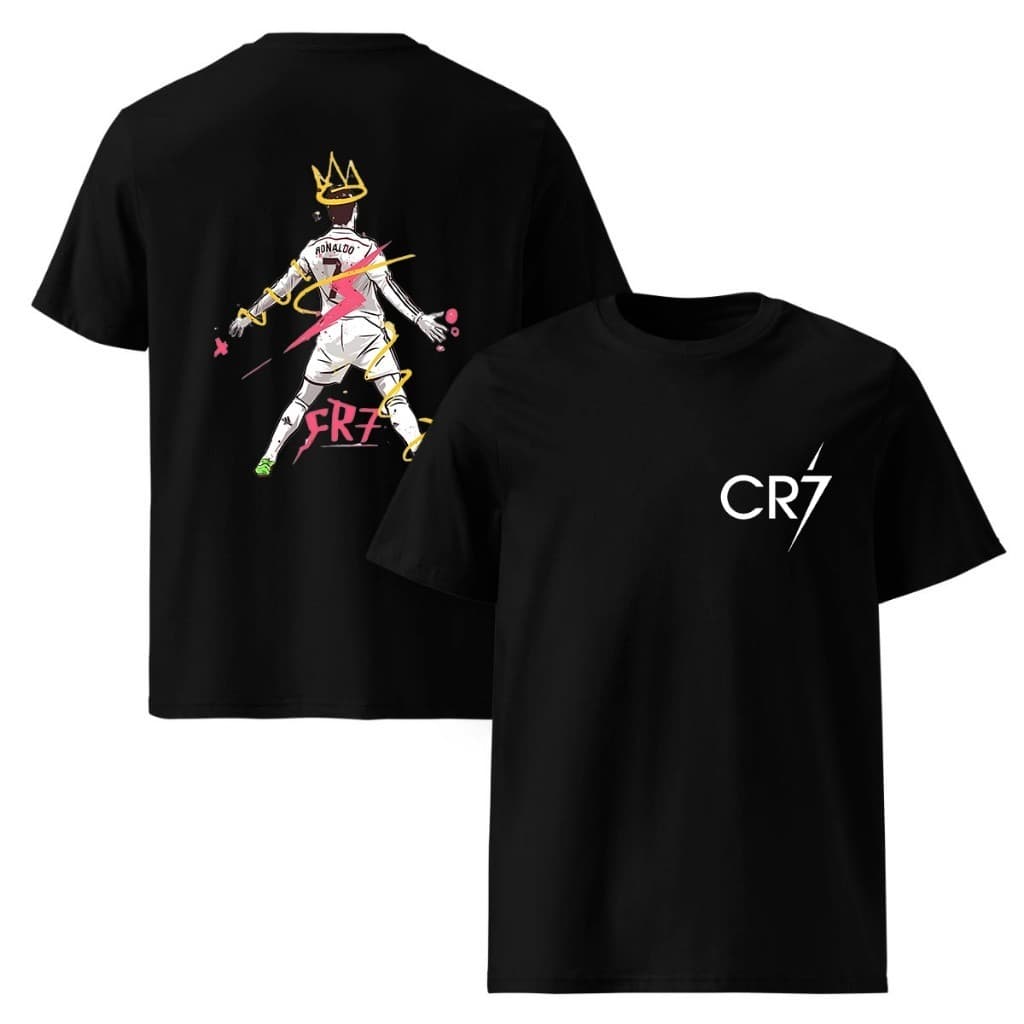 Camisa Camiseta Cristiano Ronaldo Cr7 Personalizada Futebol Novo Unissex Infantil Premium Menino Menina