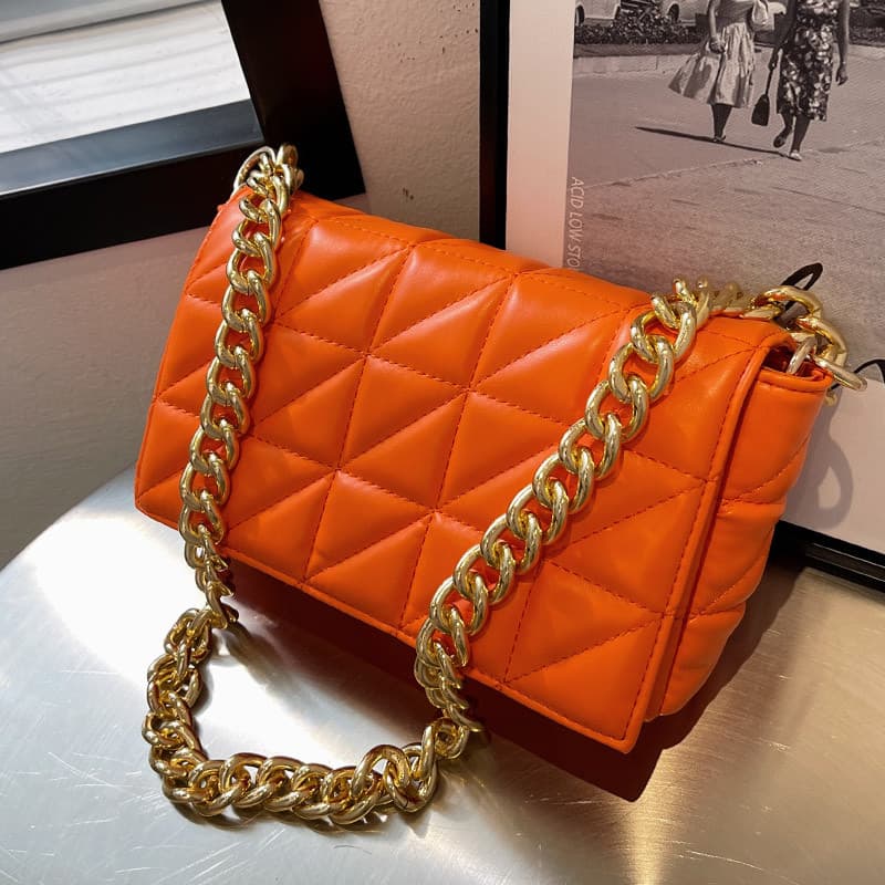 Bolsas Femininas De Couro De Marca De Luxo De Moda Acolchoadas