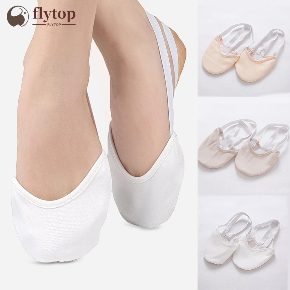 FLYTOP Sapatos De Ginástica Rítmica Macio Meia Meias Salão Arte Ginásio Acessórios Elástico Ballet Dança G6Q1