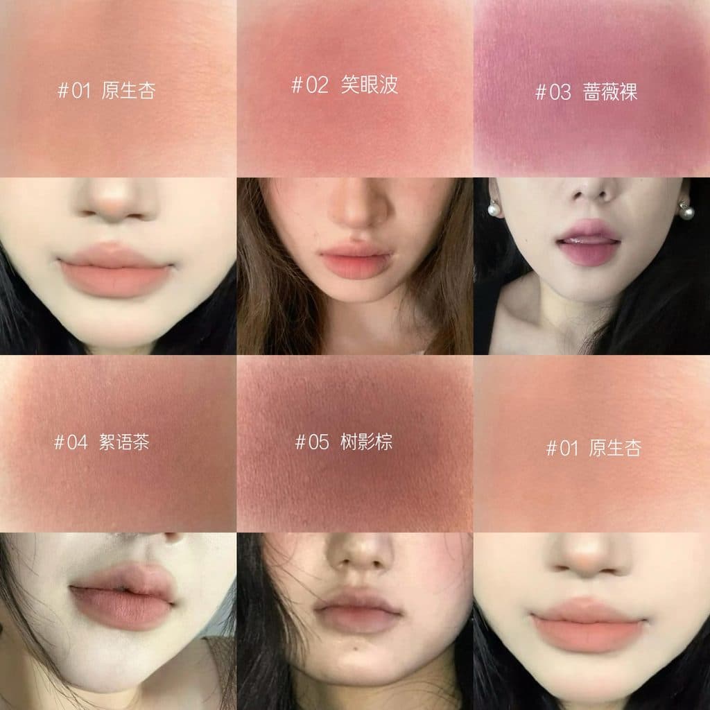 KAKE Mousse Matte Batom Light Mist Desire Feel Baixa Saturação Fosco Veludo Não É Fácil de Desbotar Clareamento Facial S