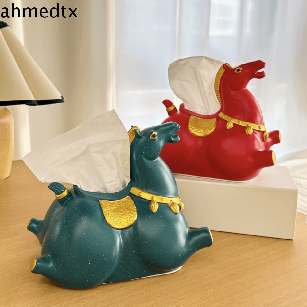Caixa De Tecido Do Ano Cavalo AHMEDTXB , Modelo De Figura , Armazenamento De Estilo Chinês , Brinquedo De Boneca