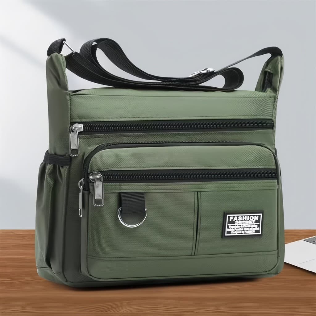 Novo estilo bolsa masculina de grande capacidade negócios Casual bolsa mensageiro de ombro impermeável resistente ao des
