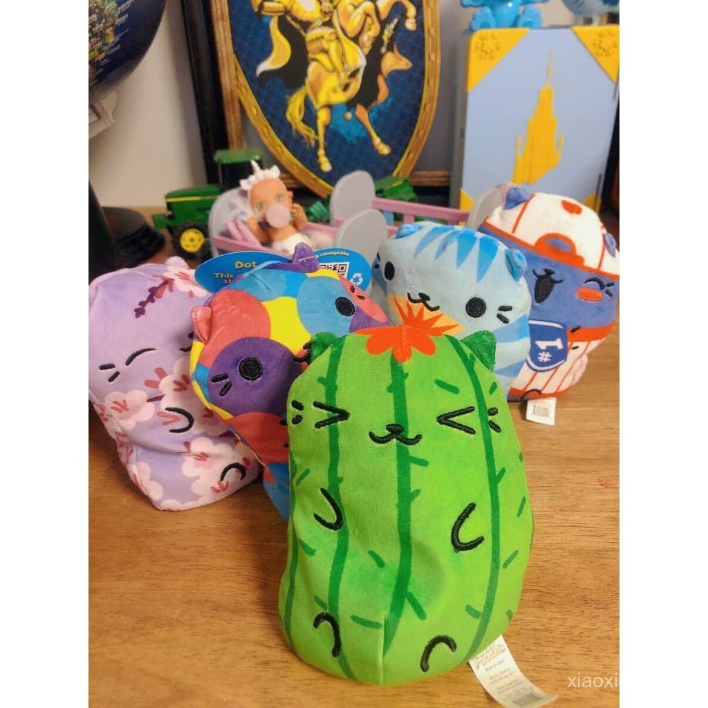Novo, fofo e de tamanho grande! Puff de gato grande de 14,5 cm, brinquedo infantil para bebês, presente F76E.