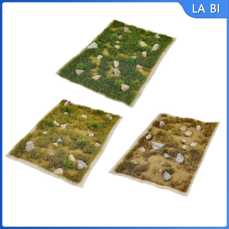[Wishshopeehhh] Modelo De Tufos De Grama DIY Em Miniatura 1/35 1/64 1/72 1/87 Jardim De Fadas Outono Verde