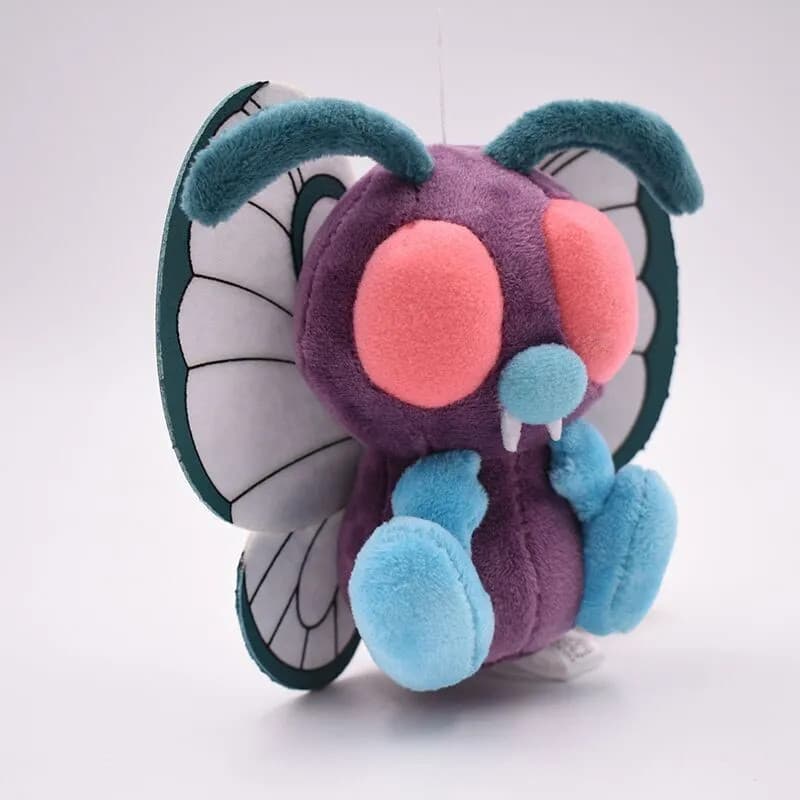 15cm pequeno elfo fit série f lagarta verde grande borboleta unicórnio boneca de pelúcia
