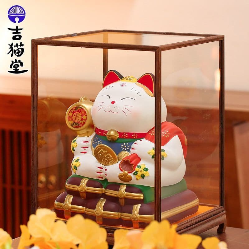 Qionghai City Shujiepin Comercial Co., Ltd. Lucky cat Shop abertura presentes grandes ornamentos seguro fortuna casa sal
