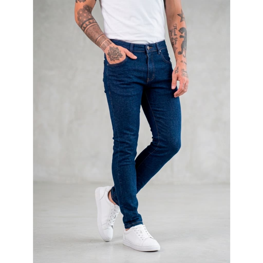 Calça Jeans Masculina Skinny 38 ao 48 Com Elastano Alta Qualidade 95879