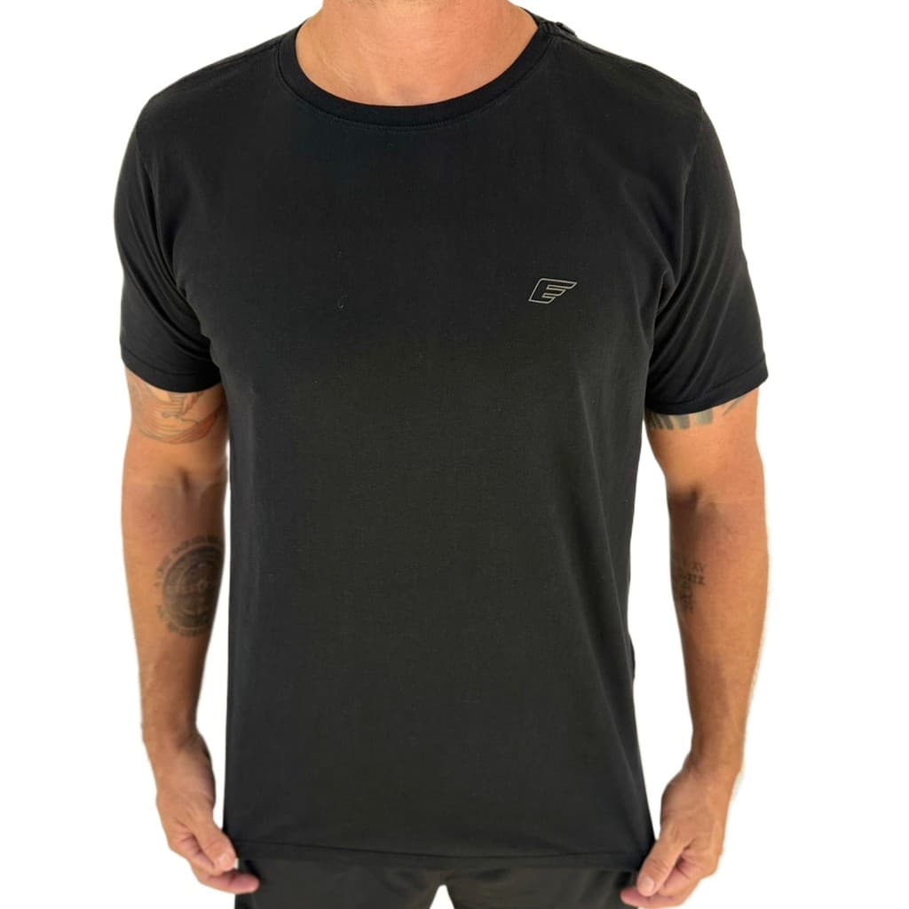 Camiseta T-shirt Casual algodão 30.1 macias e de alta durabilidade.