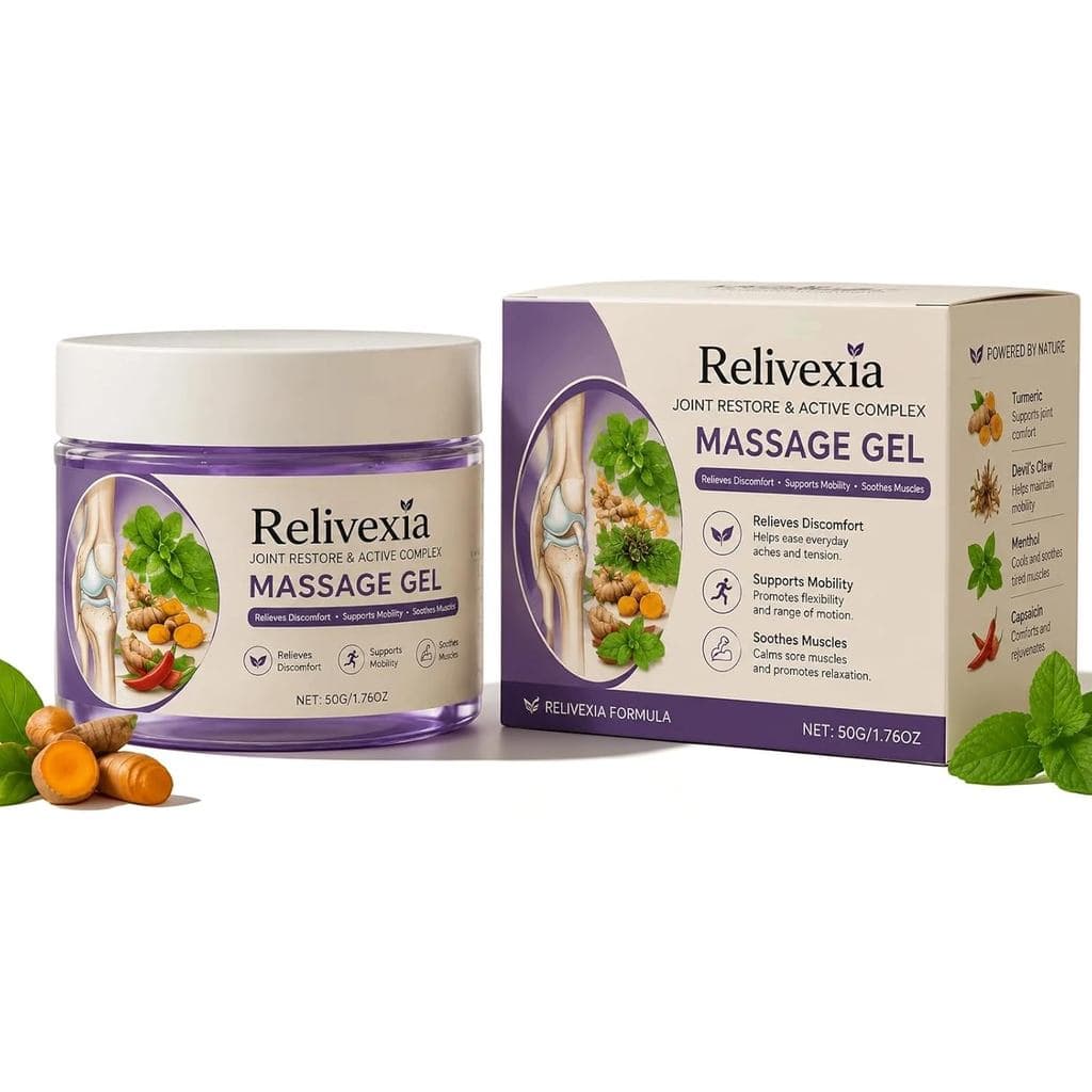 Gel de Massagem Rexia para Alívio da Artrite — Cúrcuma e Óleo de Emu (1 unidade, tamanho único)