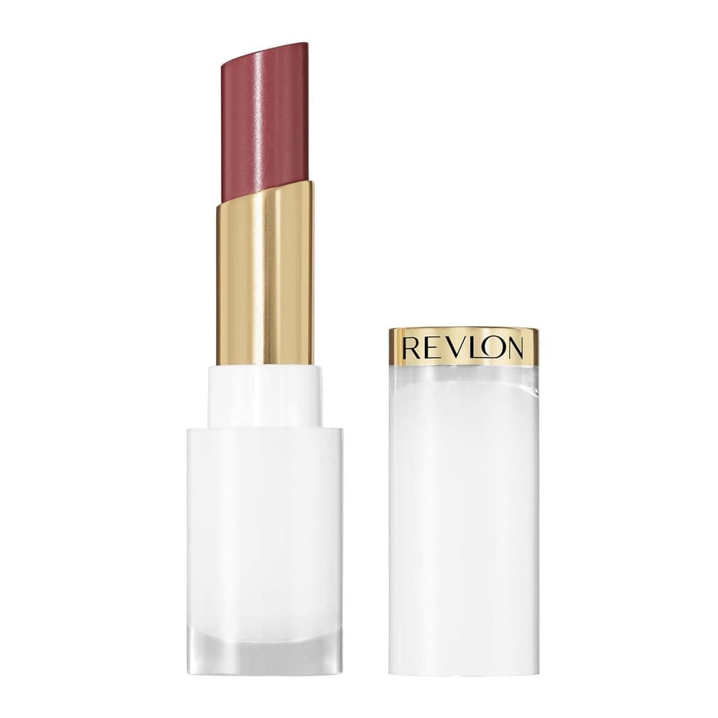 Revlon Super Gloss Glass Shine Lip Balm, bálsamo labial translúcido e brilhante, contém ácido hialurônico, aloe vera e f