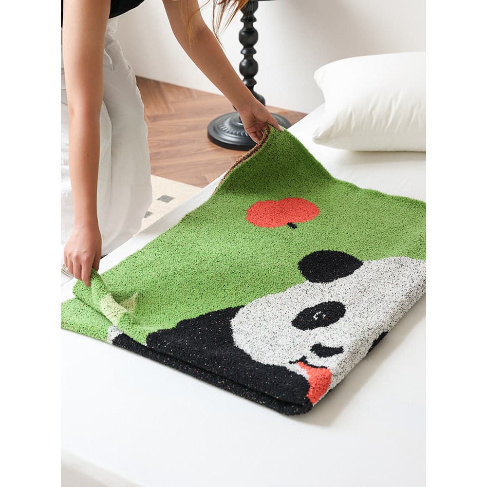 Original Panda cobertor meia lã sofá Casual cobertor capa cobertor ar condicionado cobertor escritório Nap macio elástic