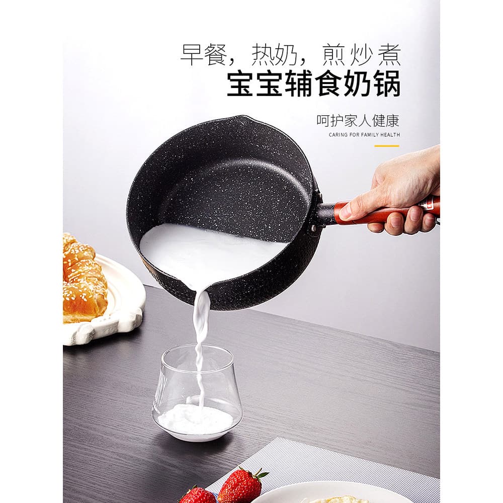 Panela de neve Panela pequena Panela japonesa de macarrão instantâneo pequena antiaderente de induç