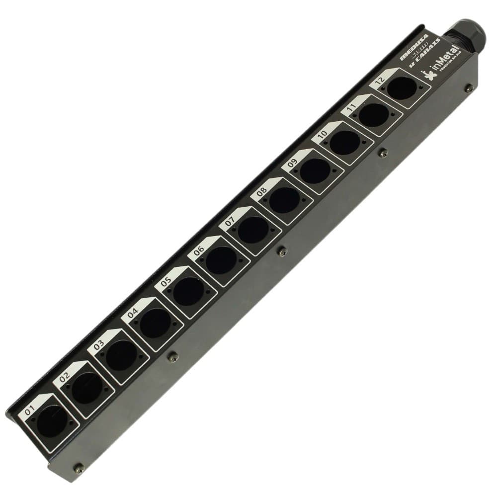 MEDUSA - PAINEL PARA DISTRIBUIÇÃO DE SONORIZAÇÃO DE 12 VIAS LINEAR SLIM SEM CONECTOR