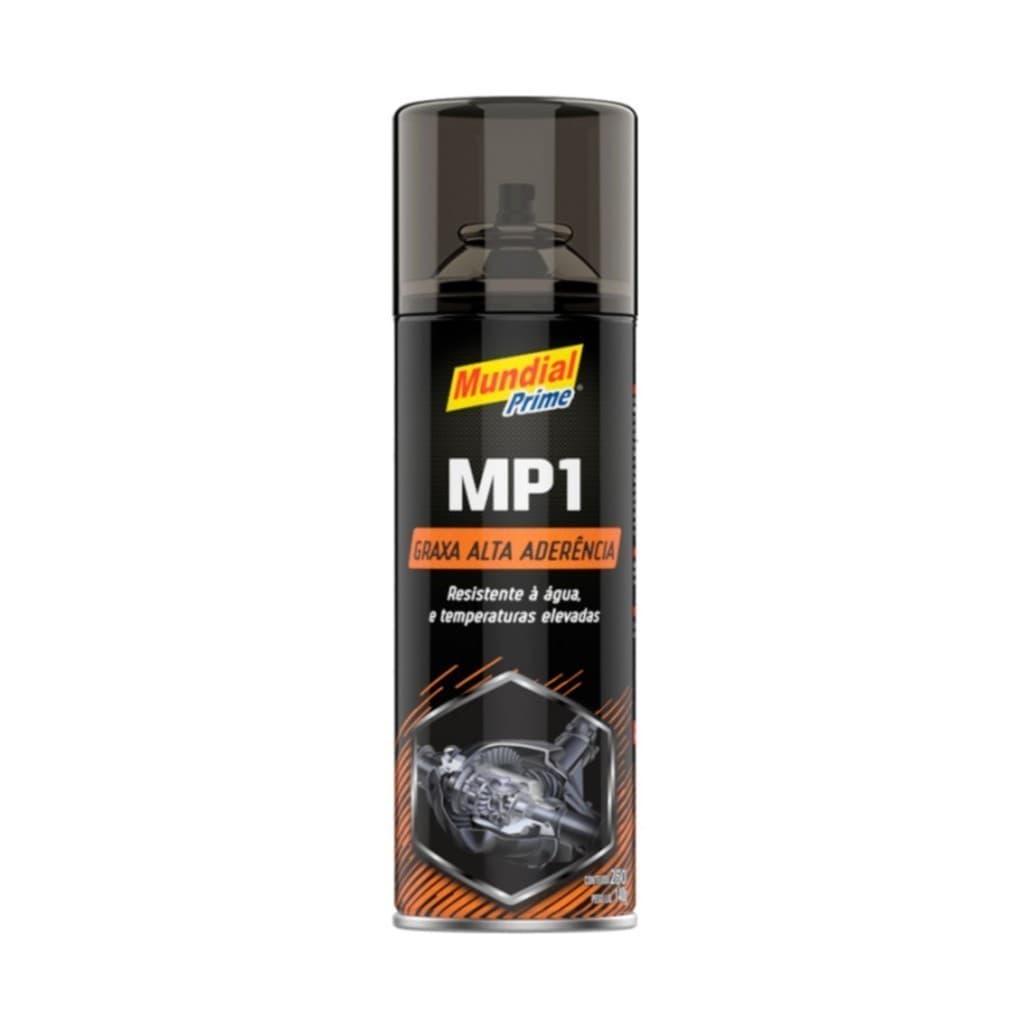 Graxa Alta Aderência Mp1 em Spray 250 Ml Mundial Prime