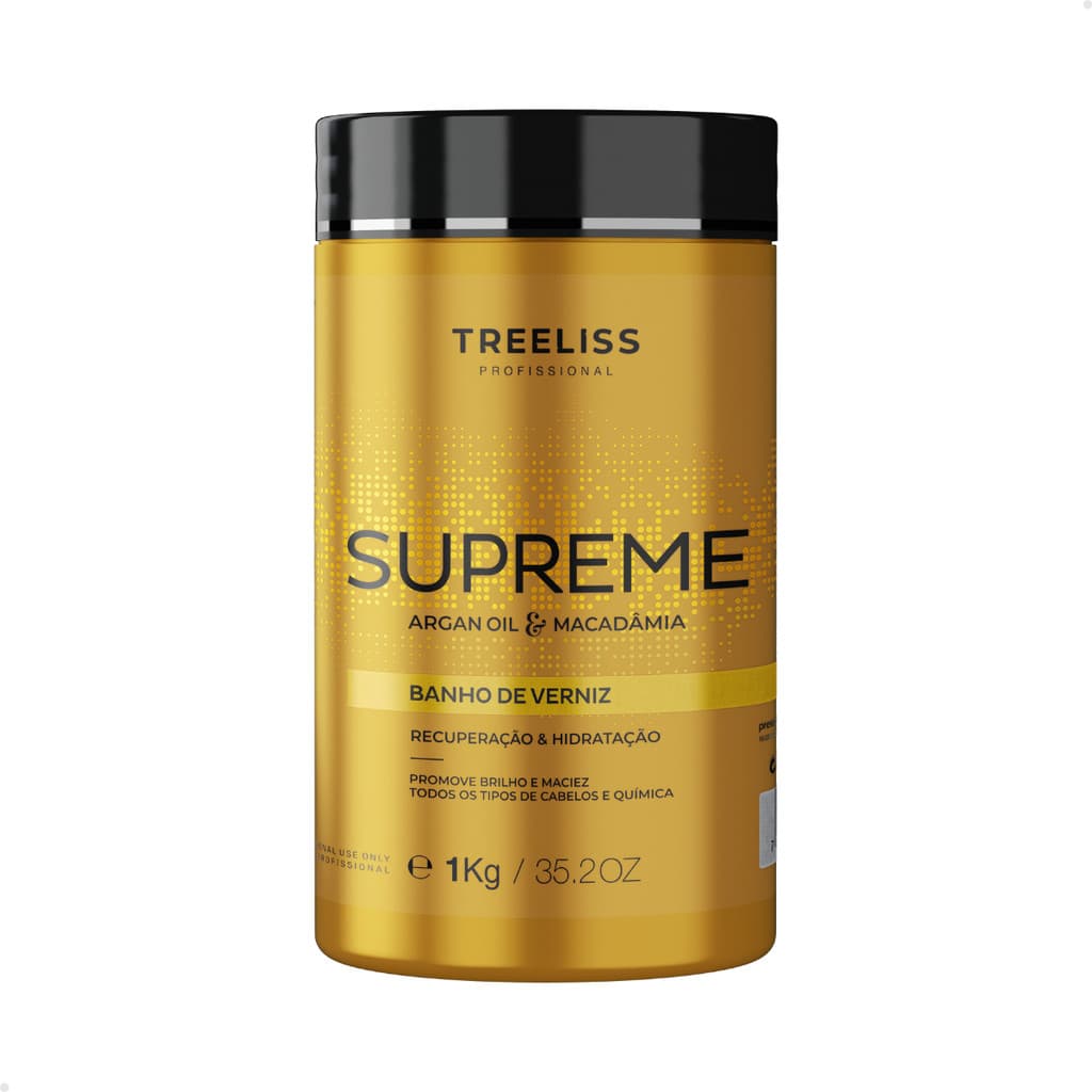Tratamento Capilar Banho De Verniz Supreme Treeliss - 1k