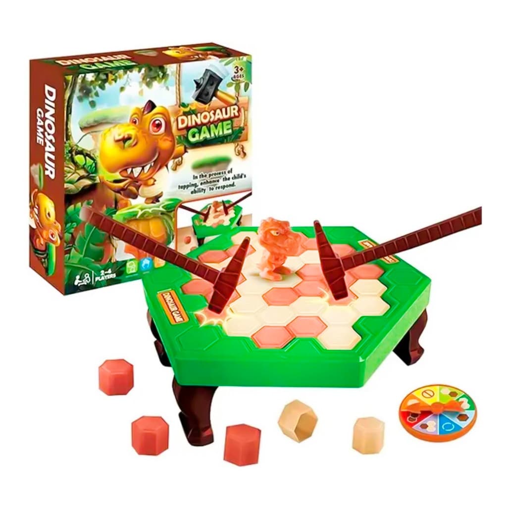 Brinquedo Criança 05 Anos Jogo Dino Game + 05 Anos Braskit