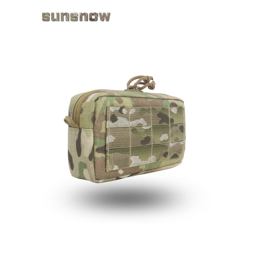 [Sun Snow] Bolsa tática espessada para celular Molle pequena com bolsa para desmontagem de artigos diversos de precisão