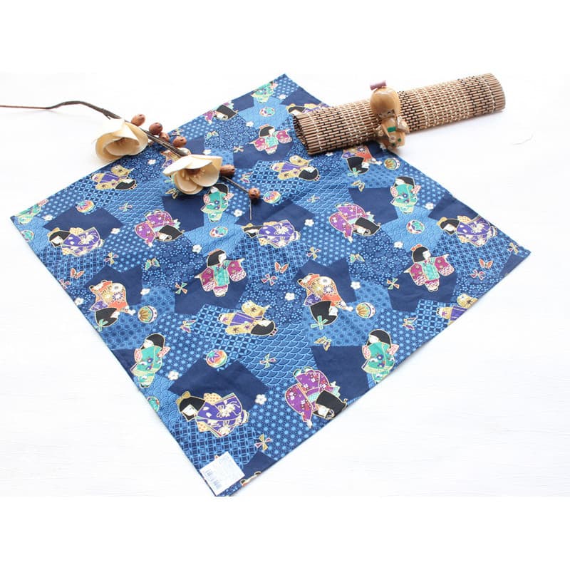 Estilo japonês pequenas coisas douradas impressão Furushiki embrulho de presente estilo japonês toalha de mesa Placemat