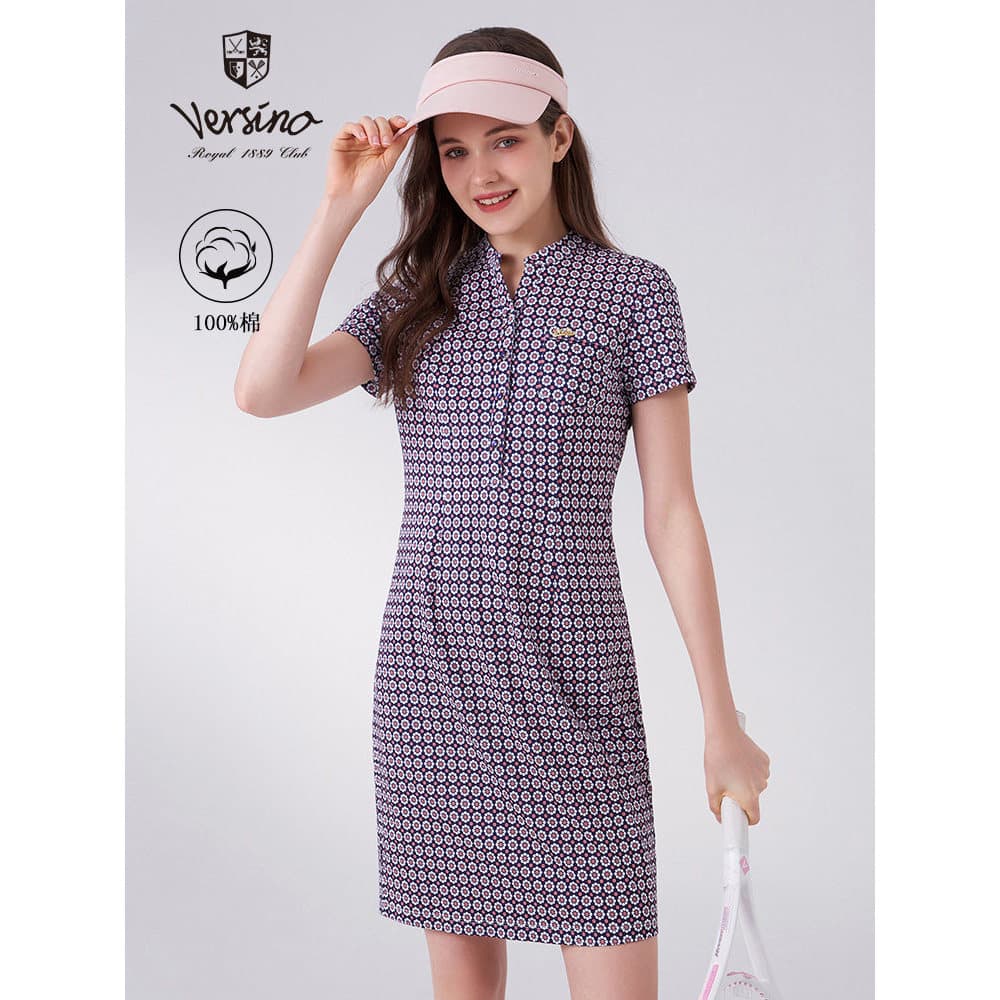 Versino versino vestido estampado de alta qualidade feminino verão novo estilo moda confortável Item obrigatório