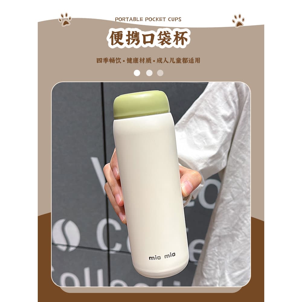 Mini copo térmico portátil pequeno 316 de aço inoxidável masculino feminino copo de bebida direta de alto valor crianças
