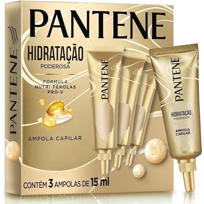 Kit Ampola de Tratamento Pantene Hidratação Poderosa com 3 unidades de 15ml