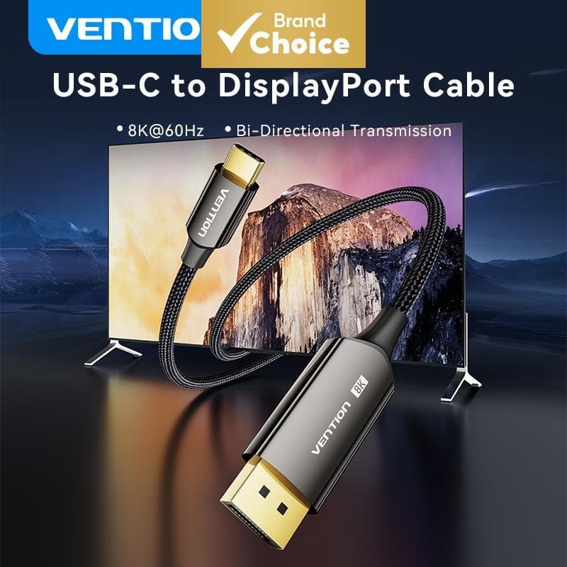 Cabo Vention USB-C para DisplayPort 8K Bidirecional