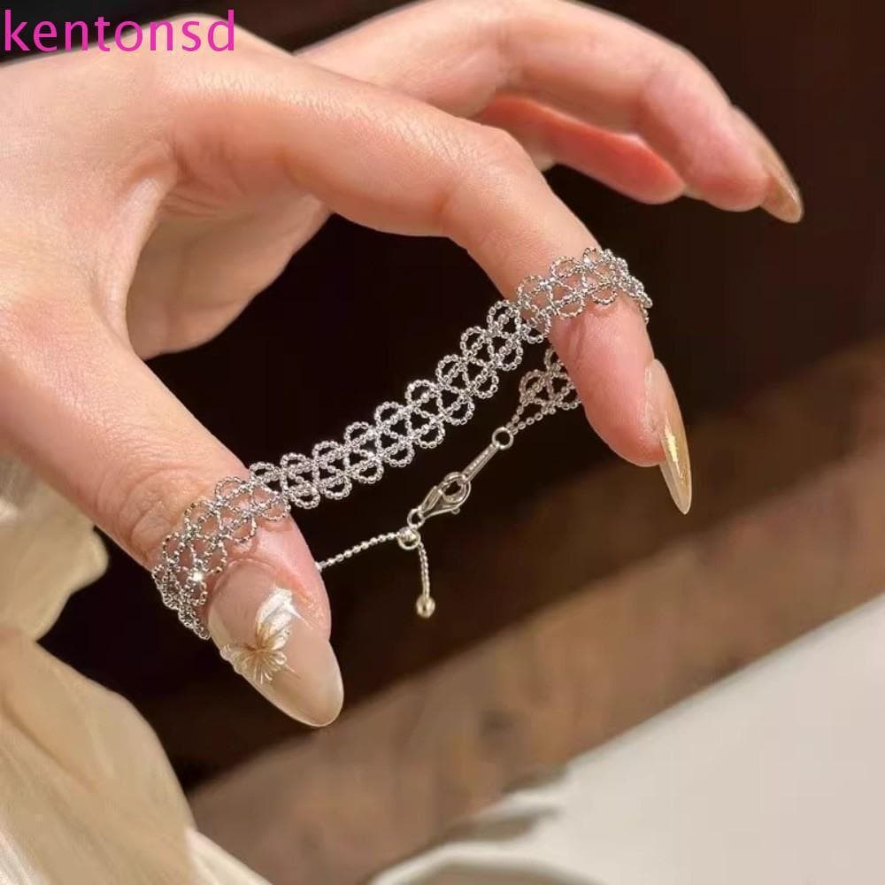 Pulseira Fashion KENTONSD , Ajustável De Renda De Metal Requintada , Joias Luxuosas E Elegantes