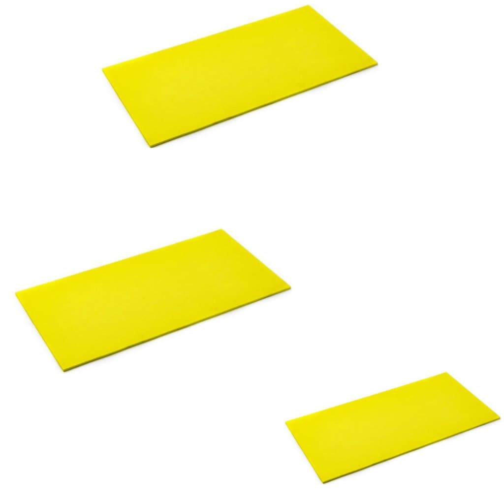 Desconto Kit 3 Colchonete AMARELO Academia / Yoga / Pilates - 90x40x3cm SC - DESCONTO