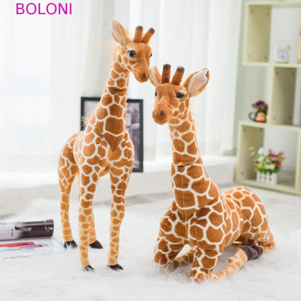 BOLONI Girafa Brinquedos De Pelúcia Macio Criativo Crianças Simulação De Aniversário Boneca