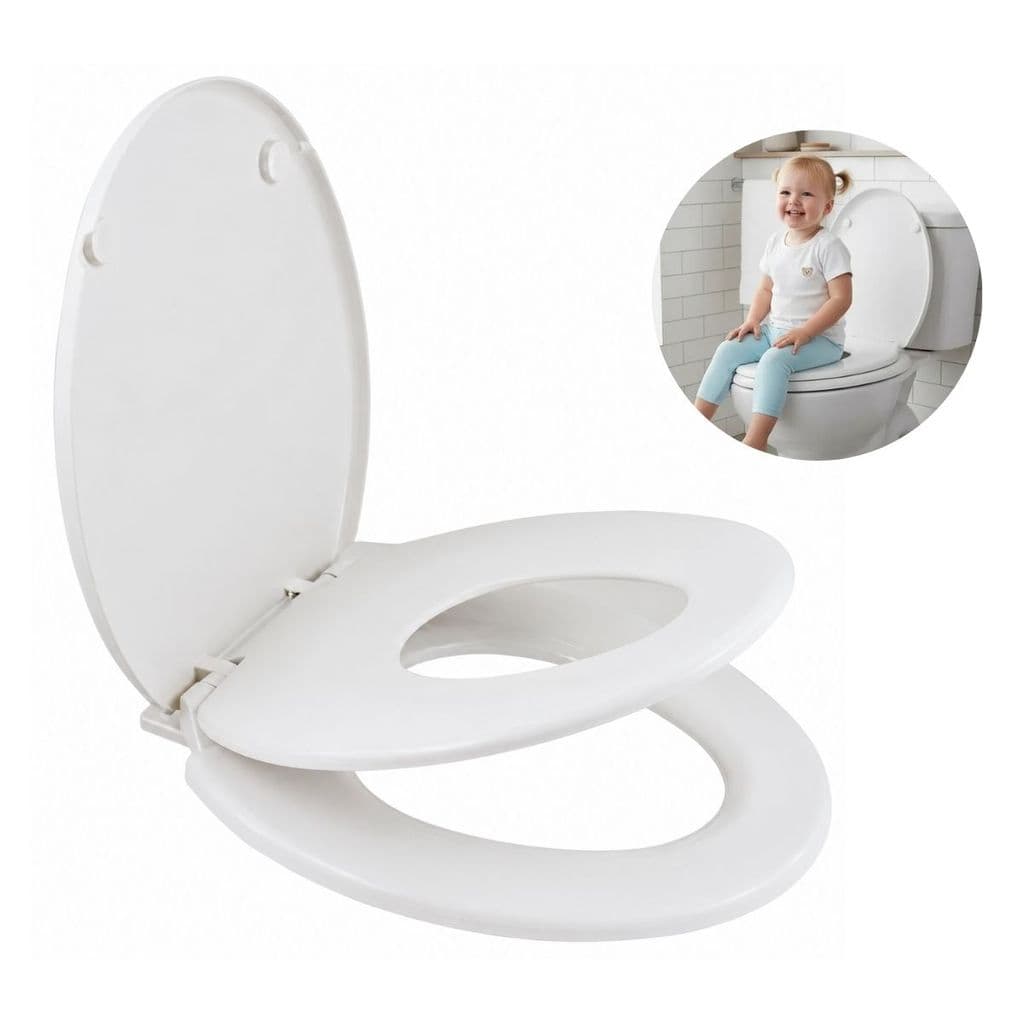 Assento Sanitário Infantil Baby Confort Branco Polipropileno Branco