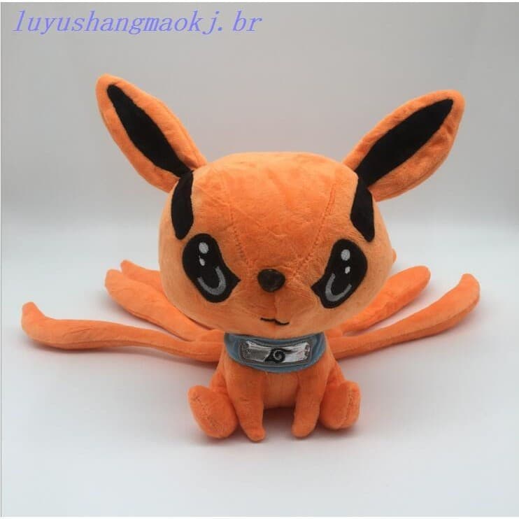 Dreamingshajinyue Boneco De Pelúcia Anime Naruto Nine Tail Raposa Naruto Kurama Nine Tails 12-inch Brinquedo De Pelúcia