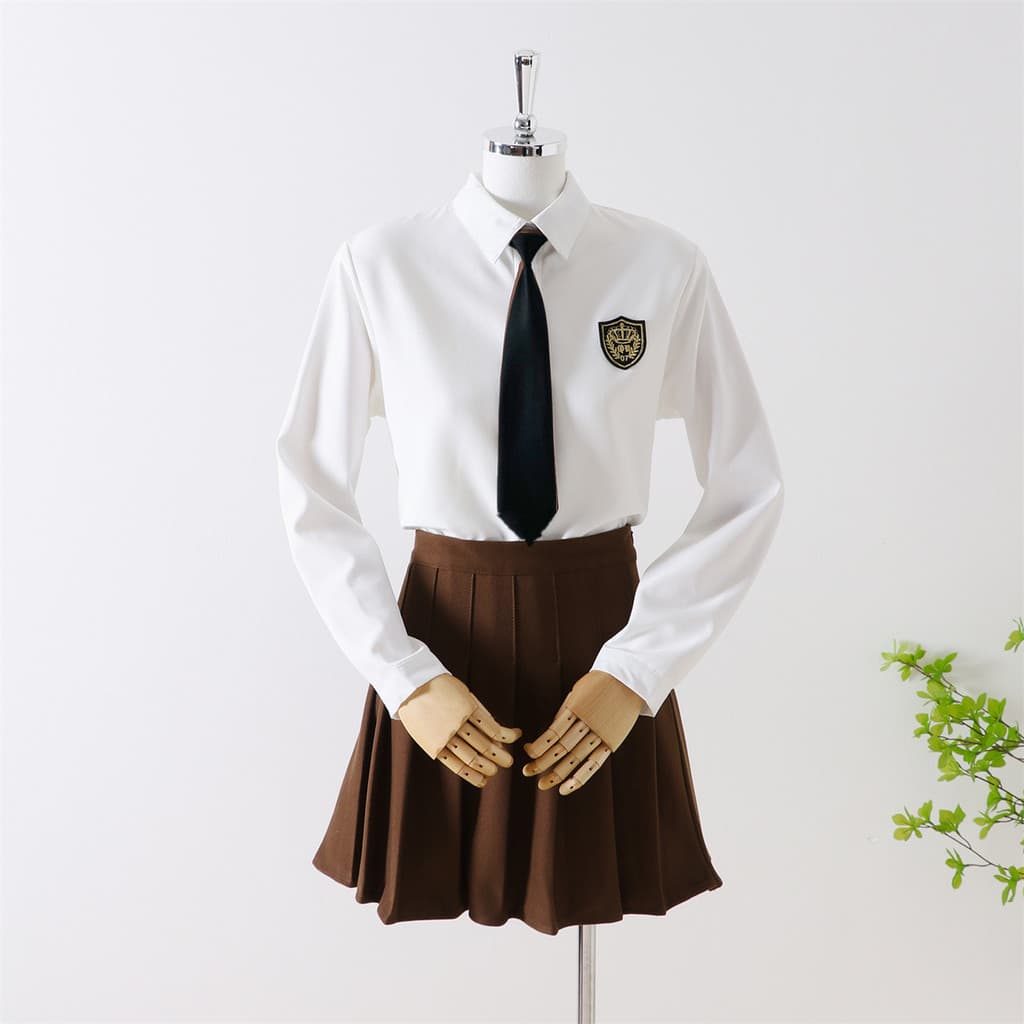 High-End JK uniforme camisa branca camisa interna feminina outono inverno novo estilo Commuter roupas de trabalho de man