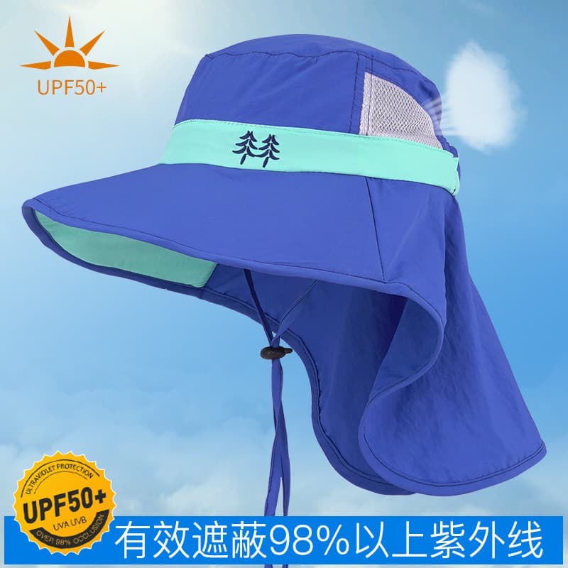 Crianças profissional chapéu de sol atividades ao ar livre balde chapéu pára-sol Anti-ultravioleta estudante chapéu de s