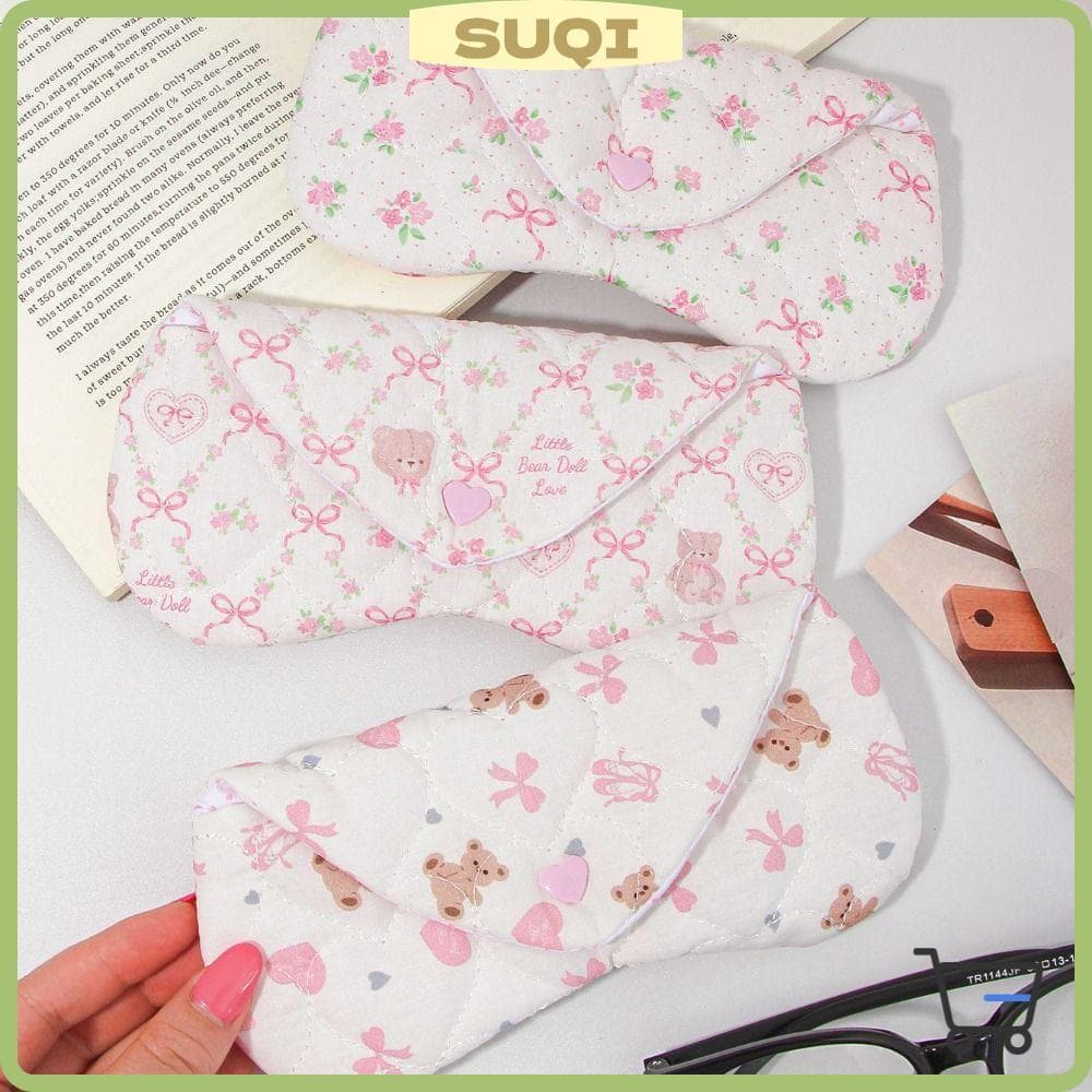Óculos De Sol SUQI , Bolsa De Armazenamento De Antiarranhões De Tecido Artesanal , Capa Protetora De Elegante