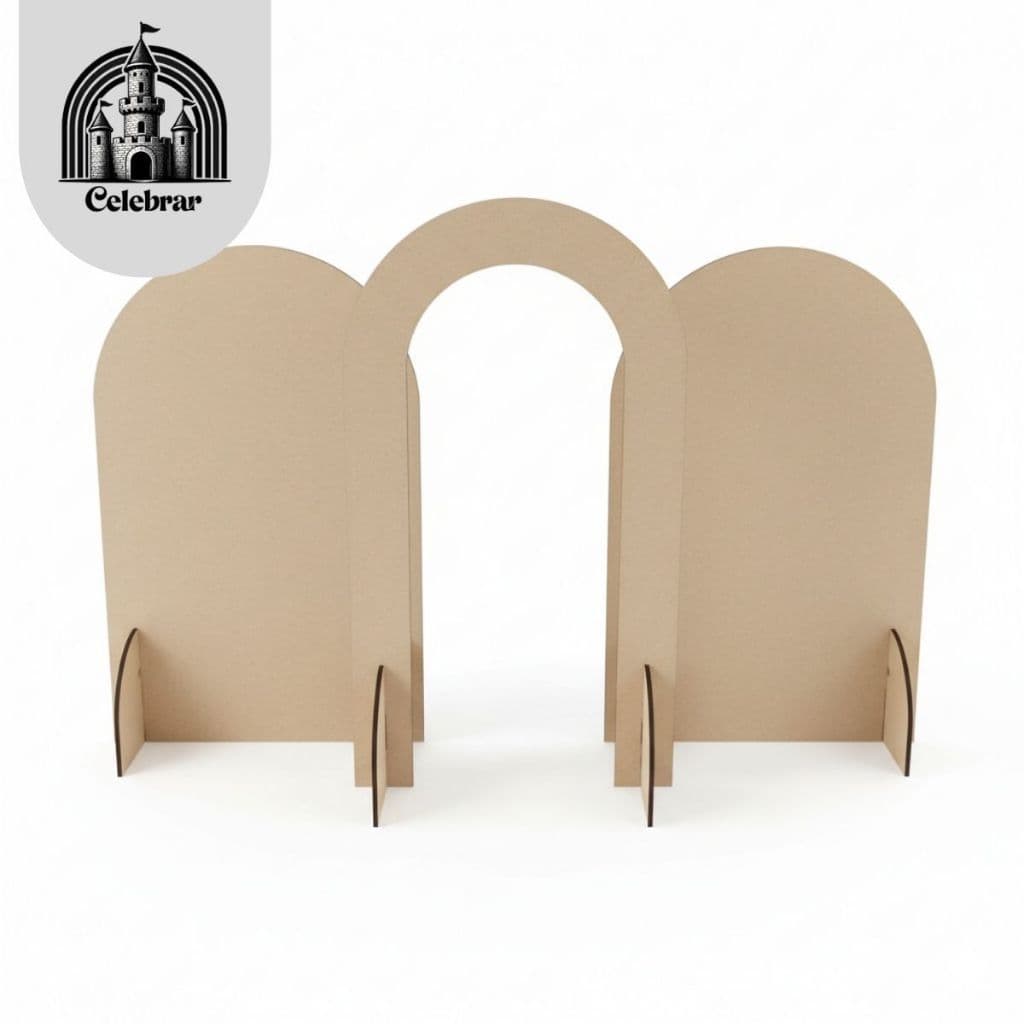 Kit 3 Arco Romano de Mesa Para Festas Acabamento Premium Painel para Decoração Aniversario