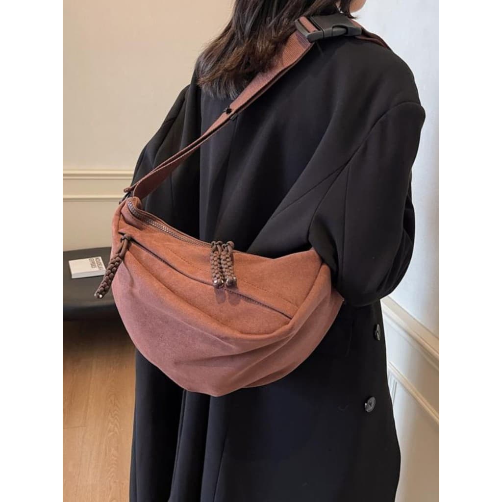 Commuter feminino saco de pano moda Casual de um ombro mensageiro bolinho saco Design exclusivo High-End luz luxo commut