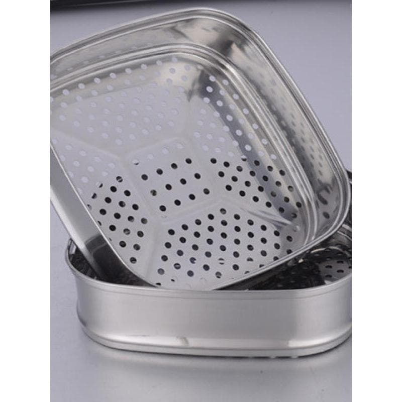 Vaporizador doméstico de aço inoxidável, panela quadrada dedicada, multifuncional, quadrado, vaporizador quadrado